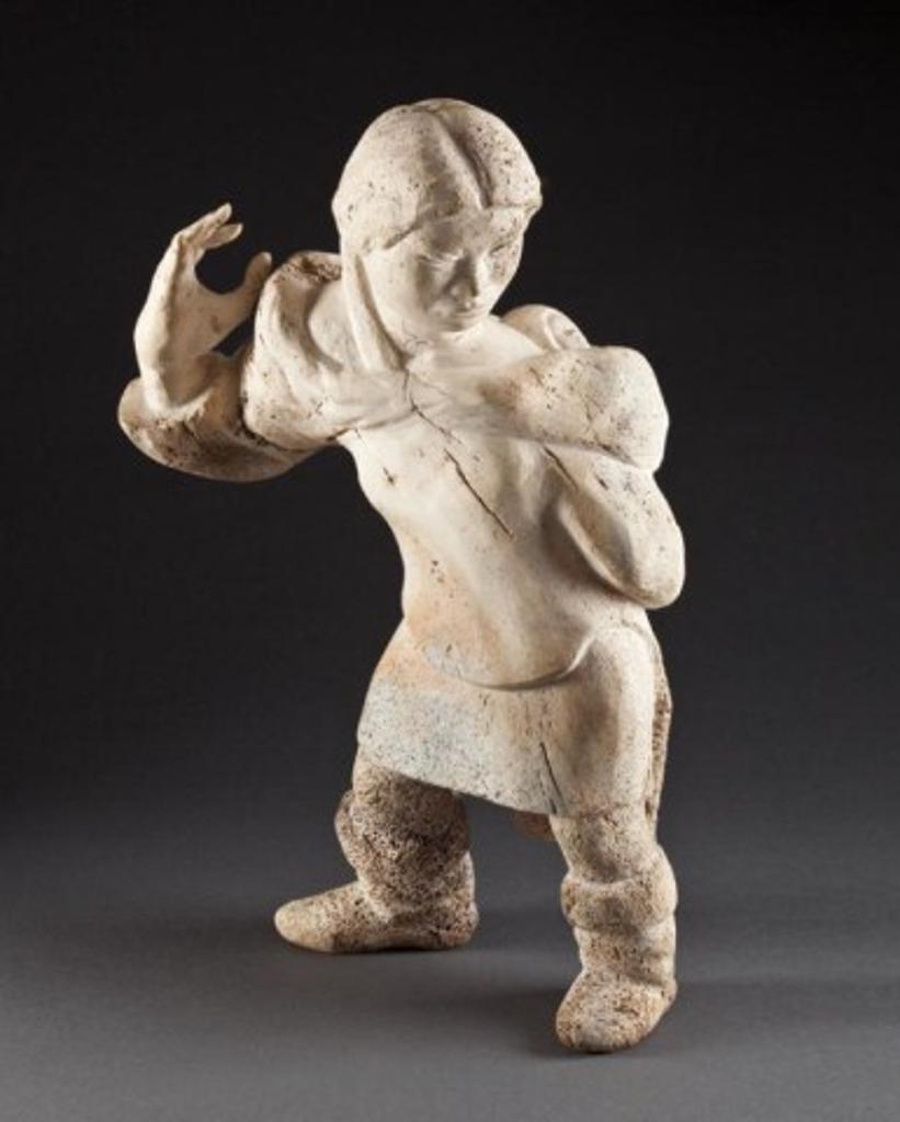 Henry Evaluardjuk (1923-2007) - Mother and child, 1969, whale bone, 16.25 x 11.5 x 7.25 in, 41.3 x 29.2 x 18.5 cm