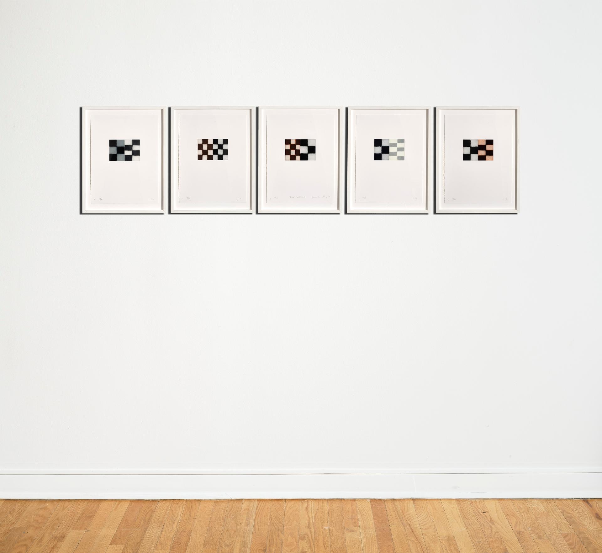 Sean Scully (1945) - Five Unions (Suite of/de 5), 1996