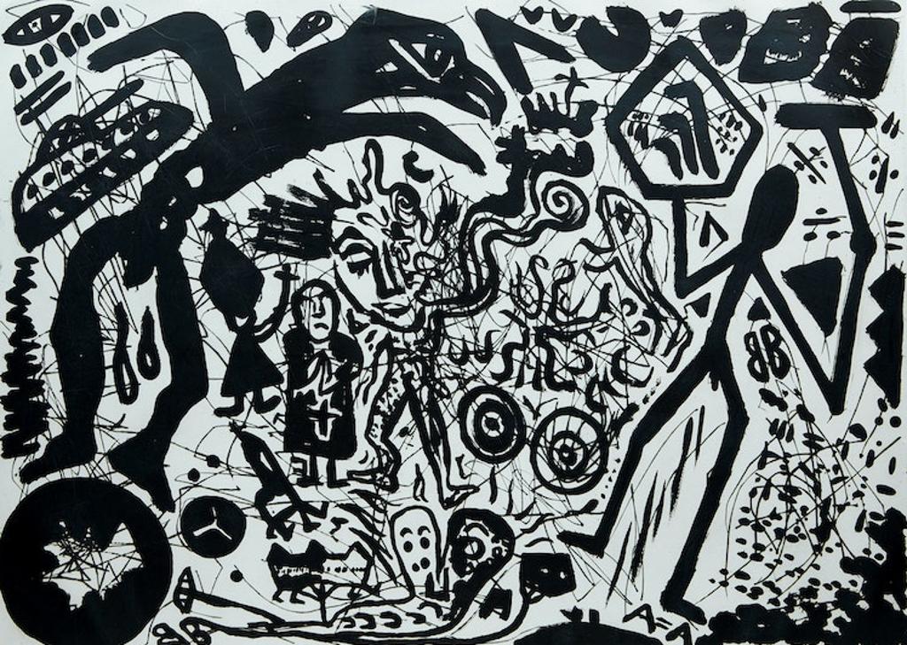 A.R. Penck (1939-2017) - Zum Thema Verteidigung (Topic of Defense)