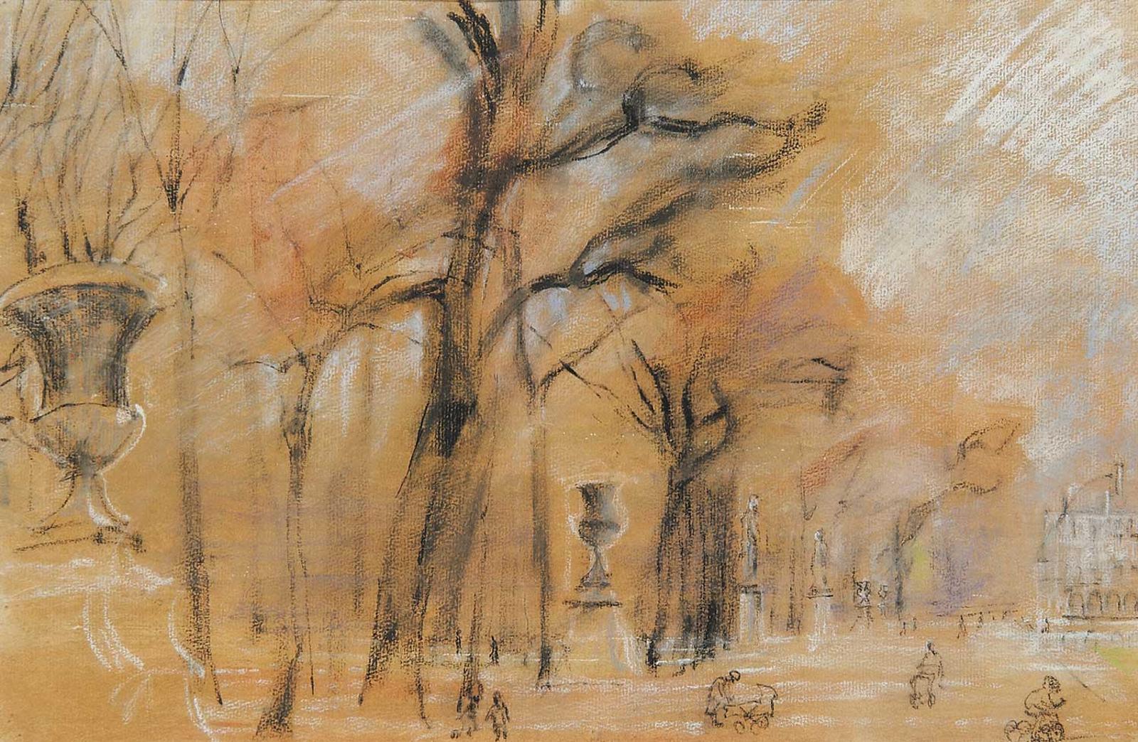Joseph (Joe) Francis Plaskett (1918-2014) - Tuilleries Gardens, Paris