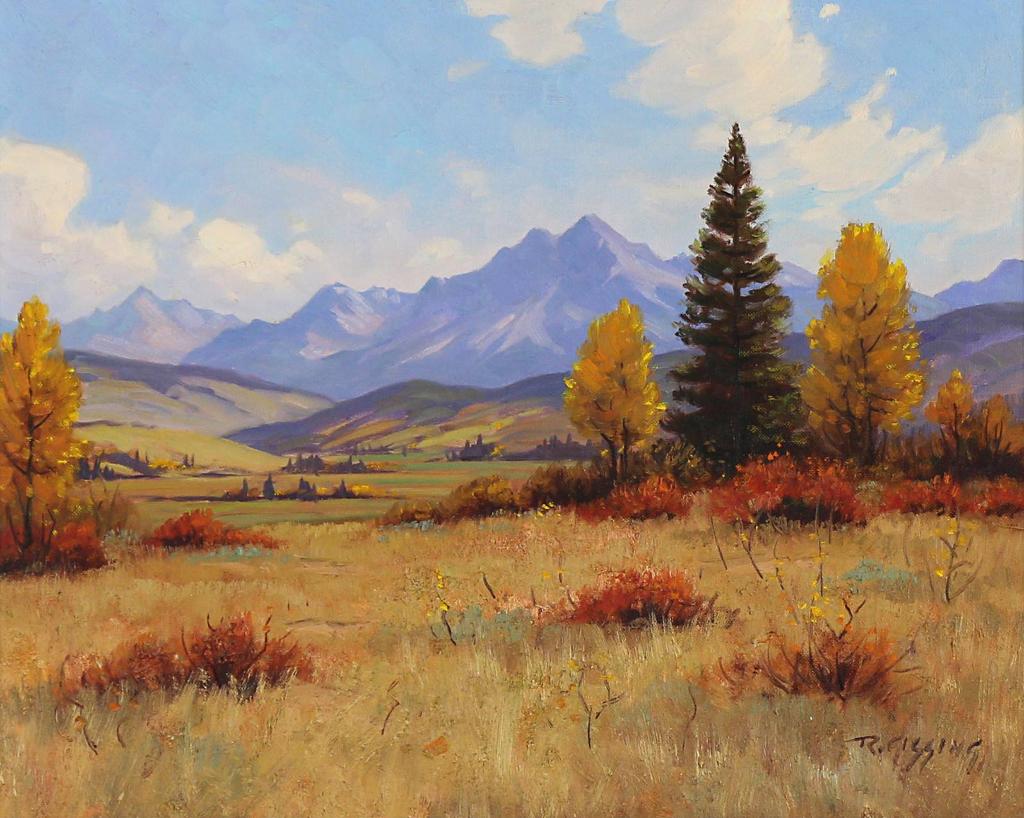 Roland Gissing (1895-1967) - Autumn In The Hills