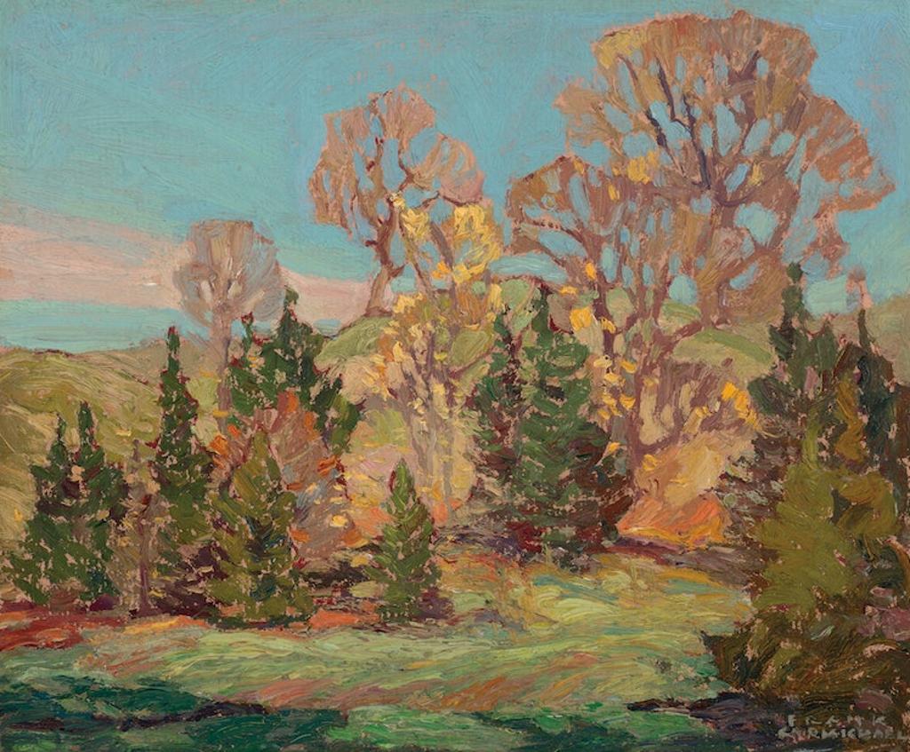 Franklin H. Carmichael (1898-1992) - Study of Trees, Autumn (circa 1920-22)