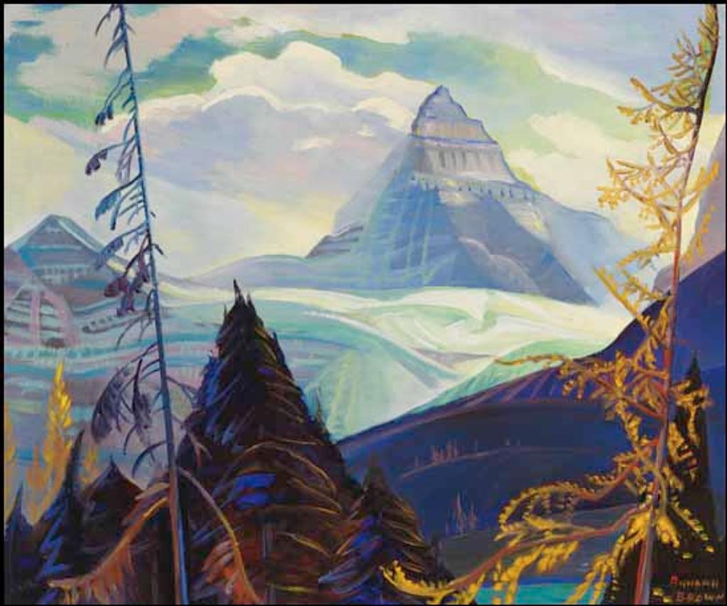 Annora Brown (1899-1987) - Clinging Clouds, Mt. Assiniboine