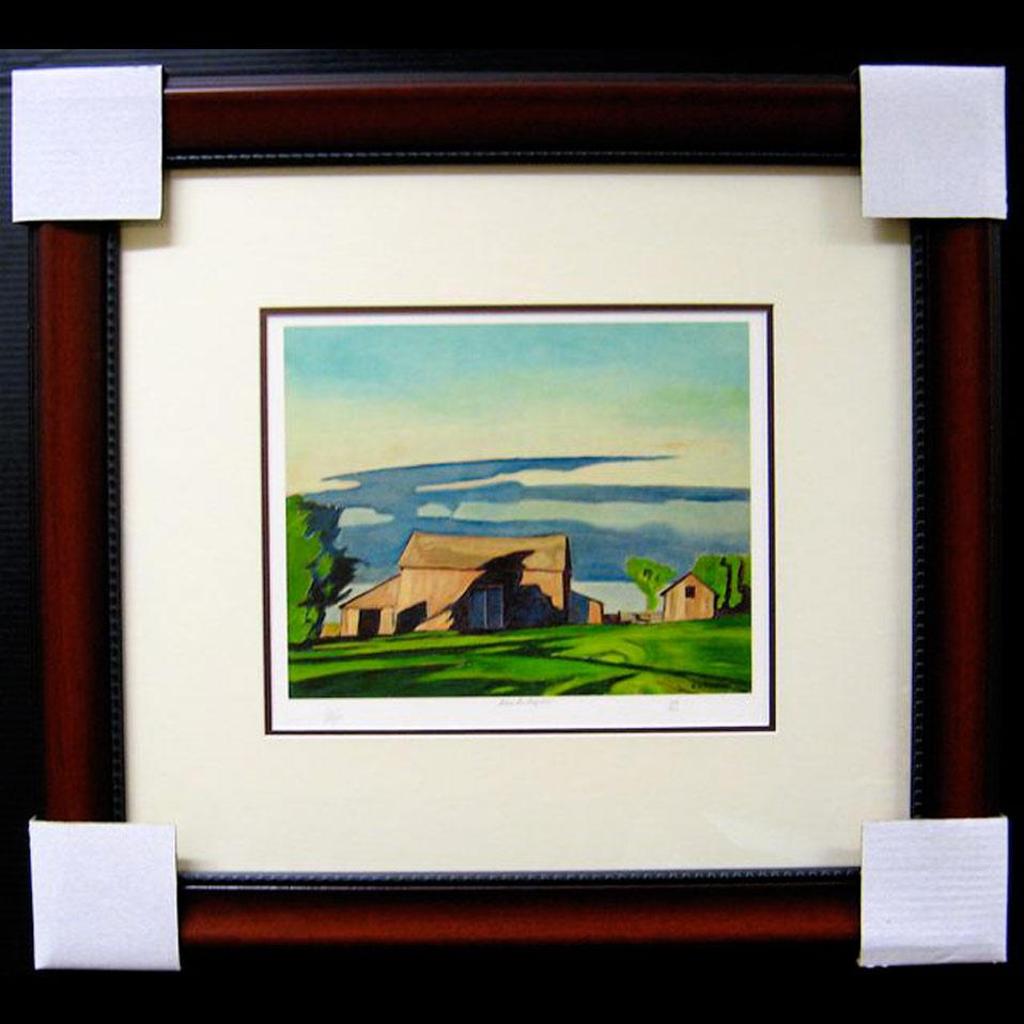 Alfred Joseph (A.J.) Casson (1898-1992) - Barn Au Bayview; Hills Little Mississippi River