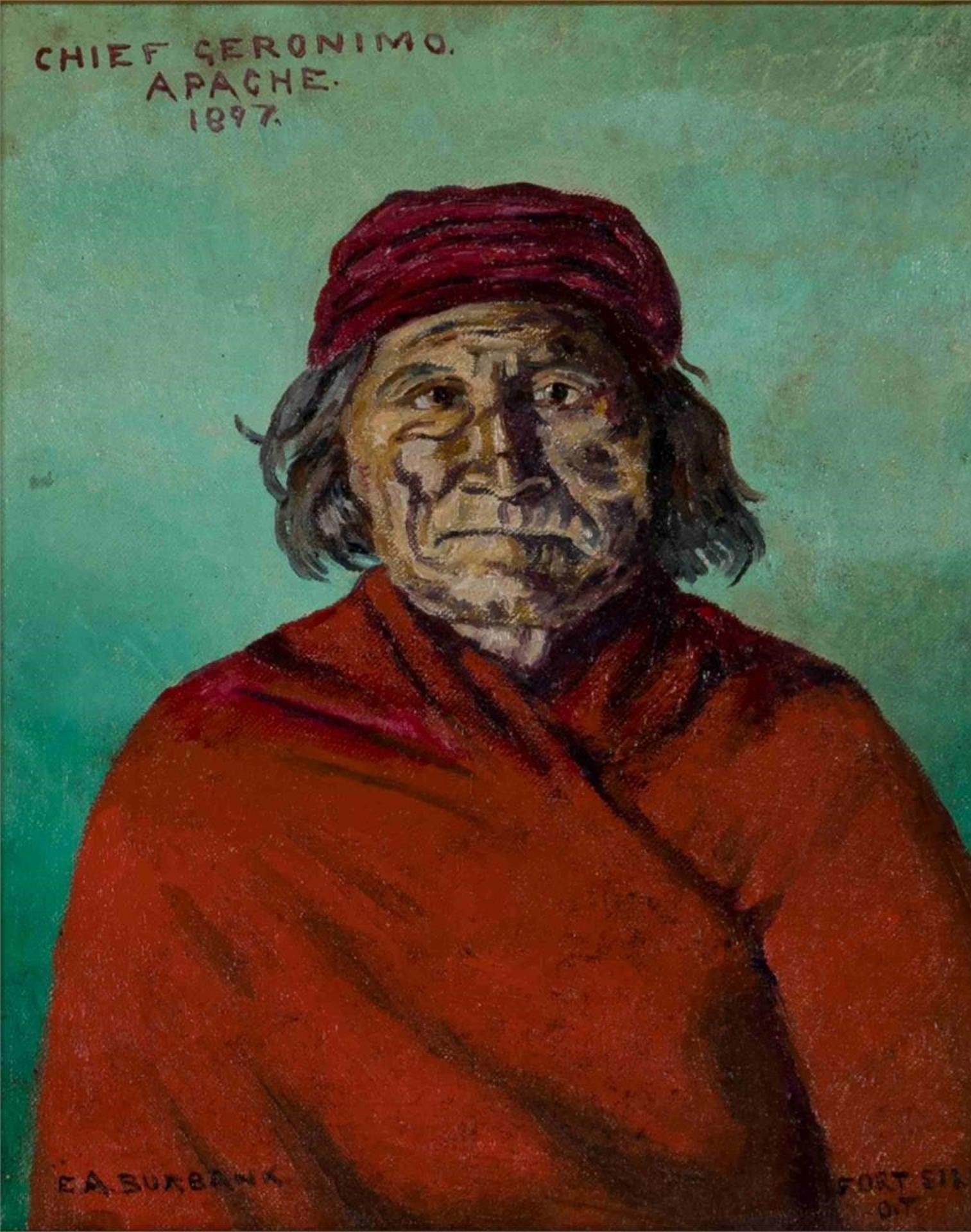 Elbridge Ayer Bunk (1858-1949) - Chief Geronimo, Apache (1897)