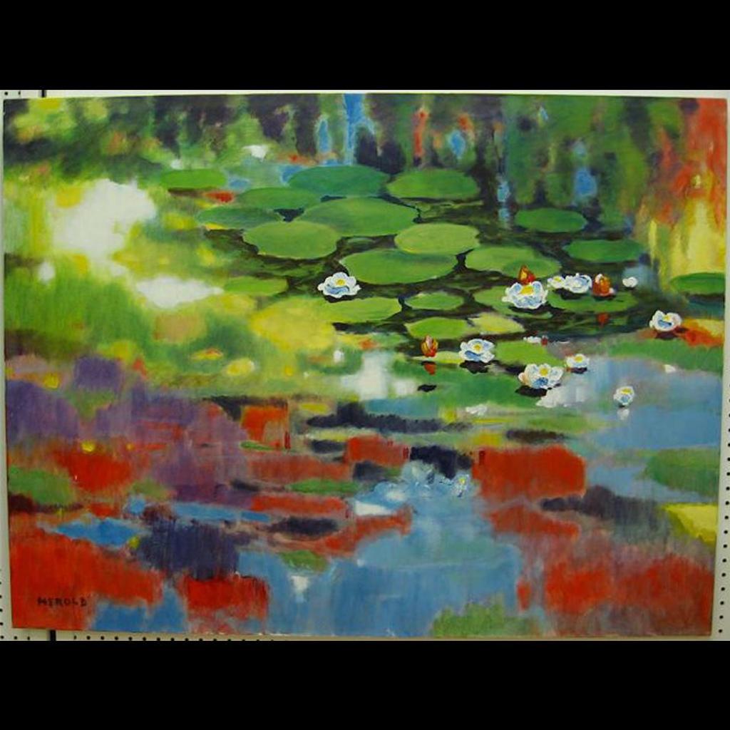 Hans Herold (1925-2011) - Lily Pond