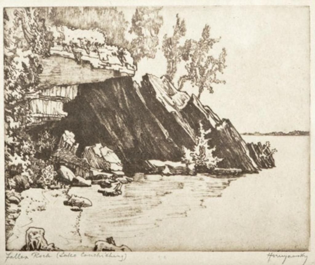 Nicholas Hornyansky (1896-1965) - Soft ground etching, signed & titled