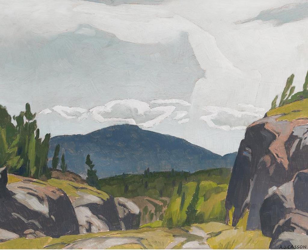 Alfred Joseph (A.J.) Casson (1898-1992) - Rock Cut On The Espanola Road, 1962