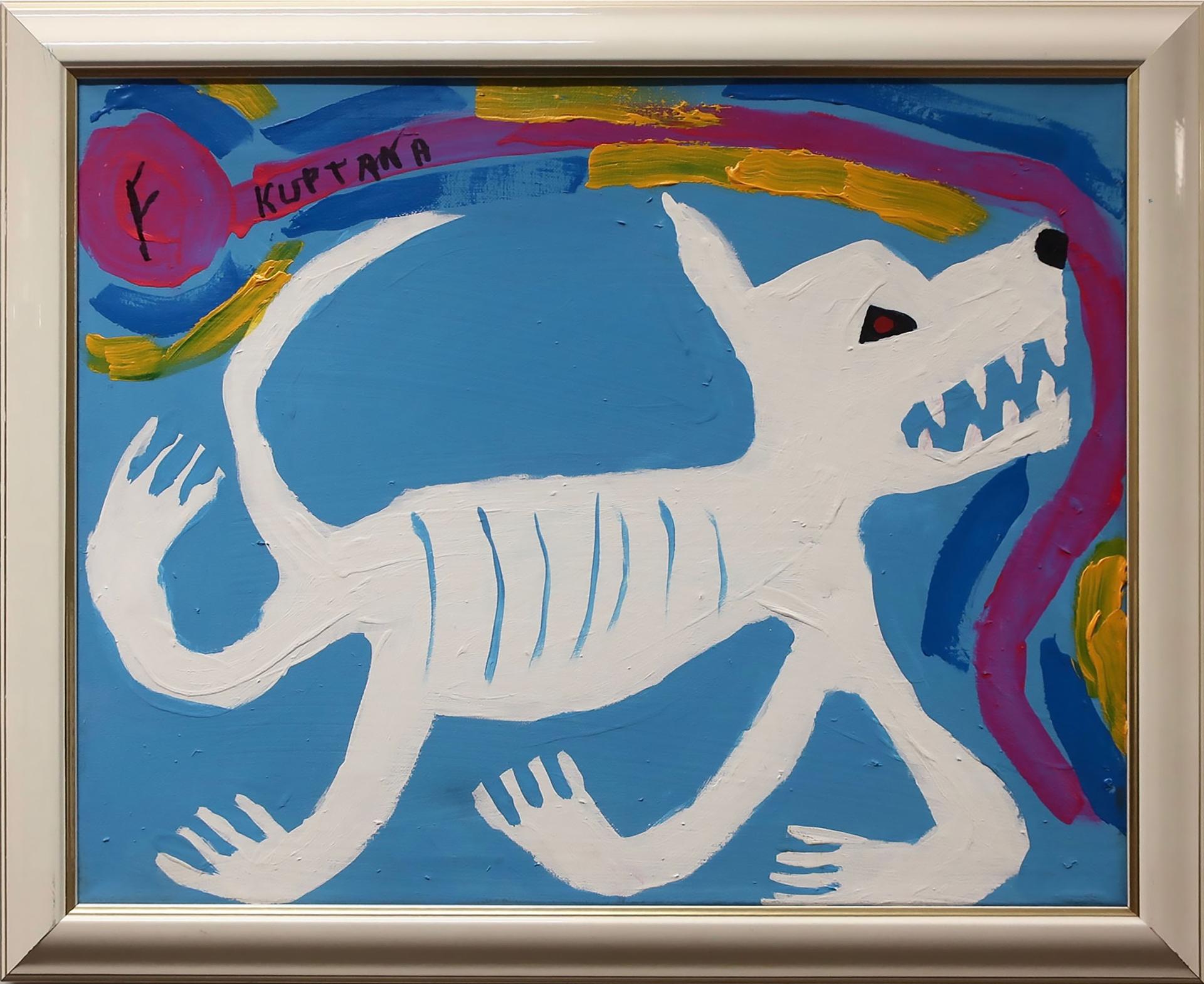 Floyd Kuptana (1964-2021) - Untitled (White Wolf)