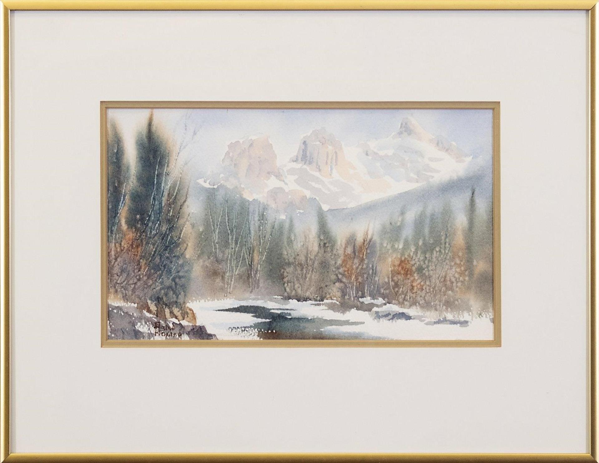 Elaine Fleming (1928-2014) - Three Sisters, Canmore