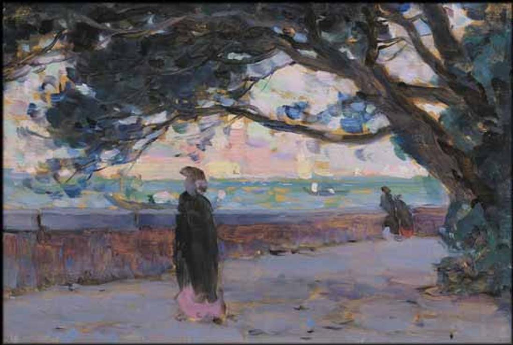 Clarence Alphonse Gagnon (1881-1942) - Vue des jardins publics, Venise