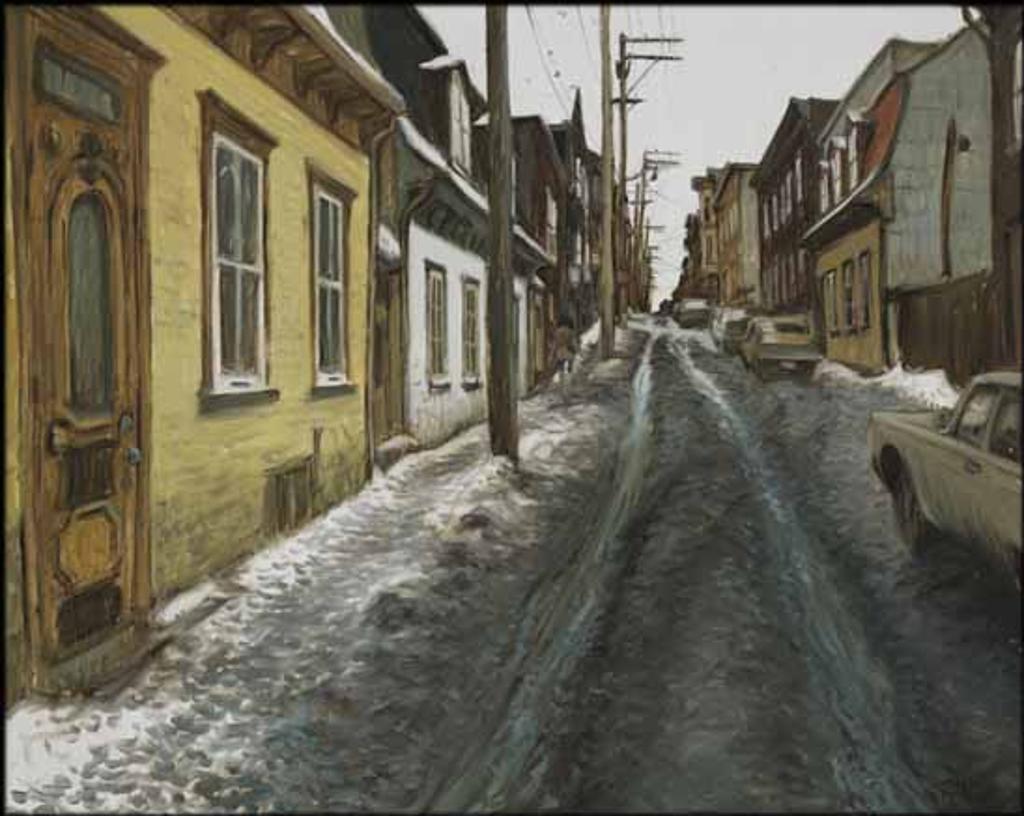 John Geoffrey Caruthers Little (1928-2024) - Une Journée des Mars, Rue Latourelle, Quebec