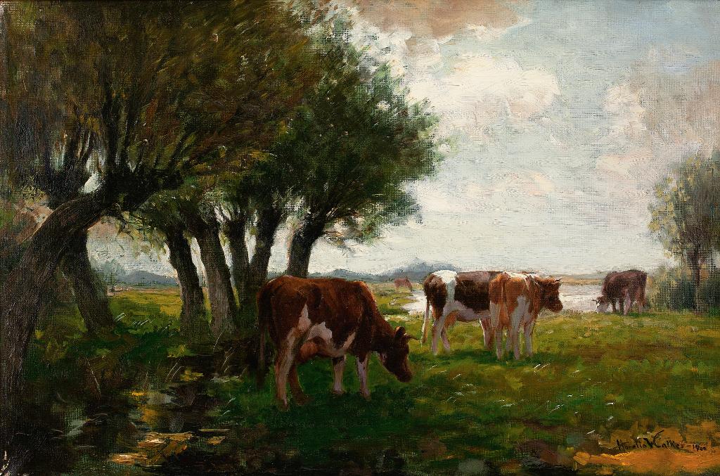 Horatio Walker (1858-1938) - Cattle Grazing