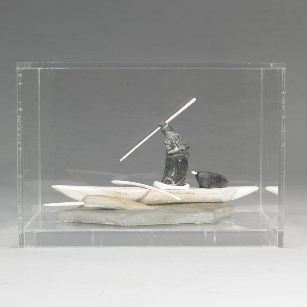 Paulosie Paulosie (1915-1979) - Hunter In Kayak
