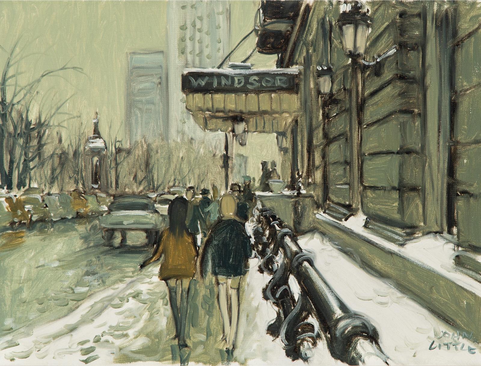 John Geoffrey Caruthers Little (1928-2024) - Windsor Hotel, Rue Windsor, Montreal, 1969