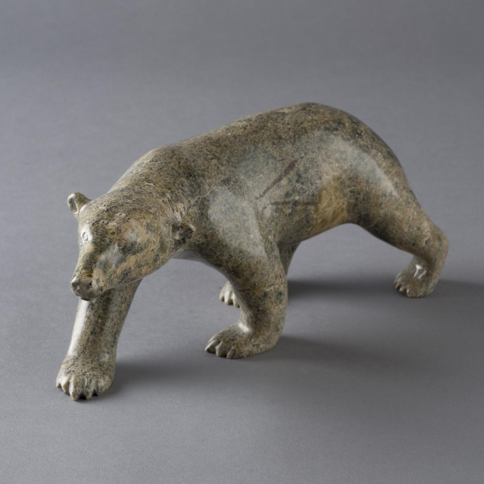 Henry Evaluardjuk (1923-2007) - Lumbering Polar Bear