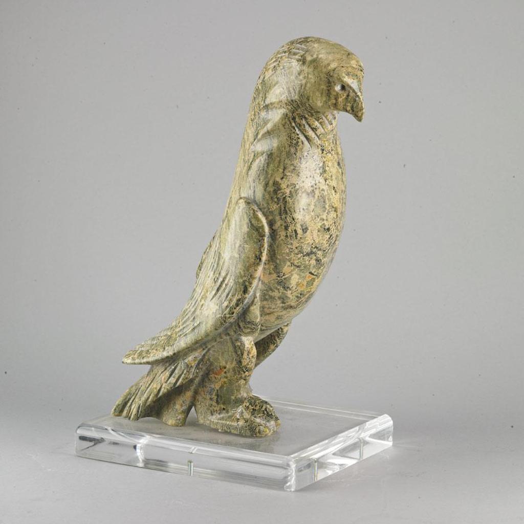 Iyola Kingwatsiak (1933-2000) - Falcon On Base