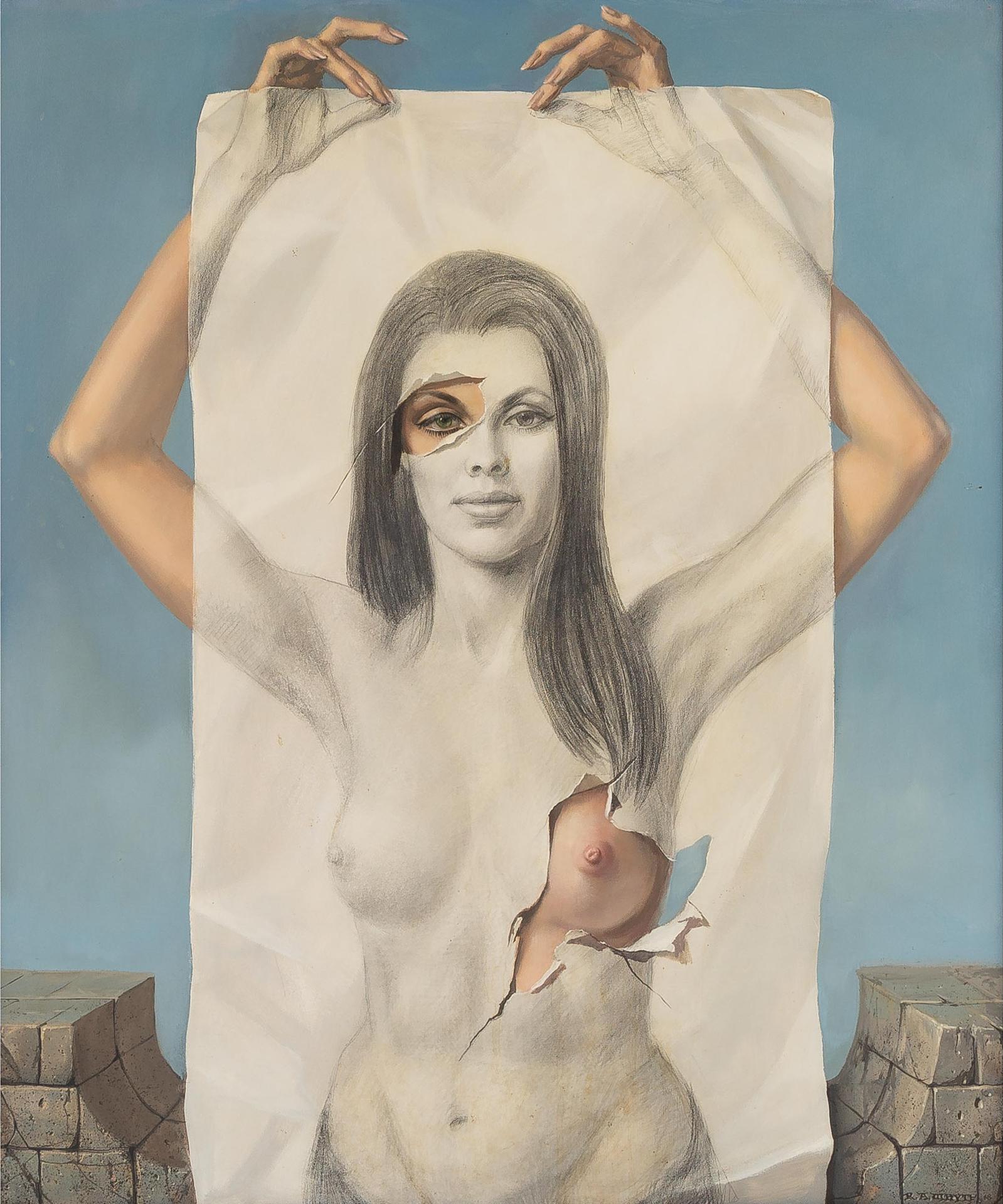 Raymond A. Whyte (1923-2002) - Past & Present (Future), 1968
