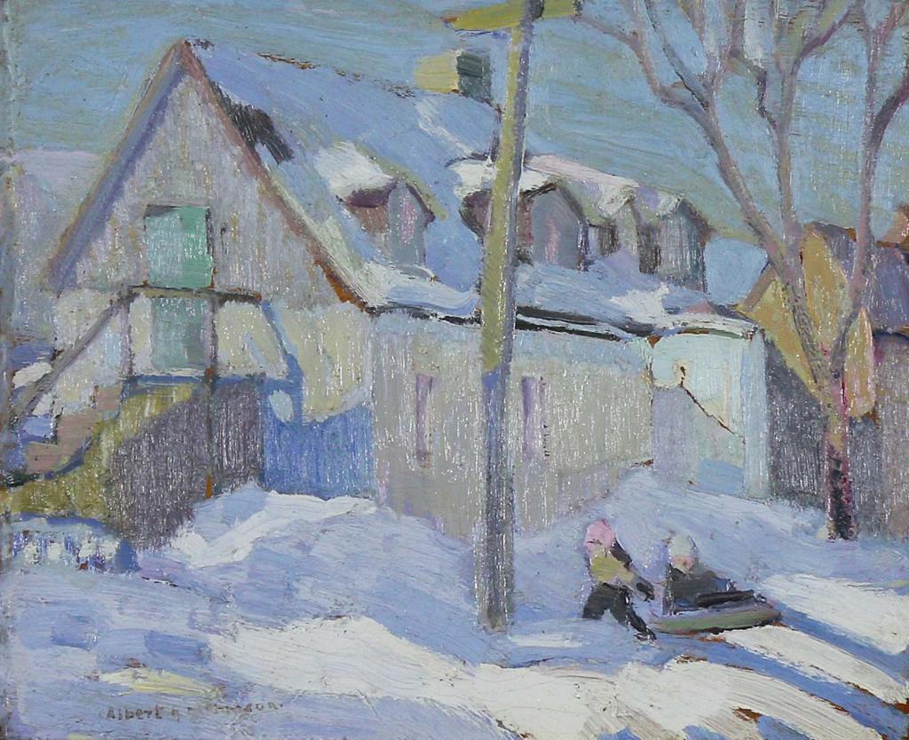 Albert Henry Robinson (1881-1956) - LONGUE PONTE, P. QUE.; ca 1924