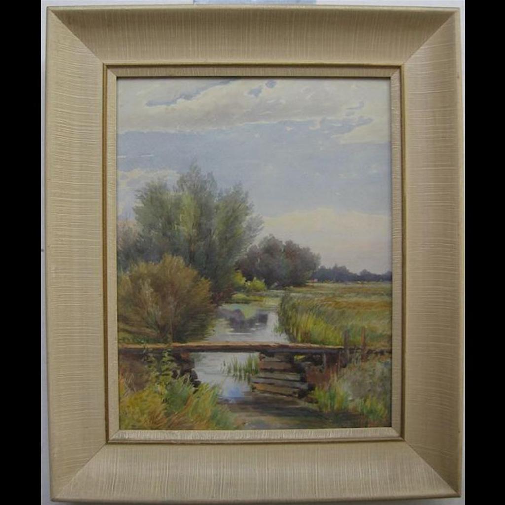 Joseph Thomas Rolph (1831-1916) - Bridge Over Creek