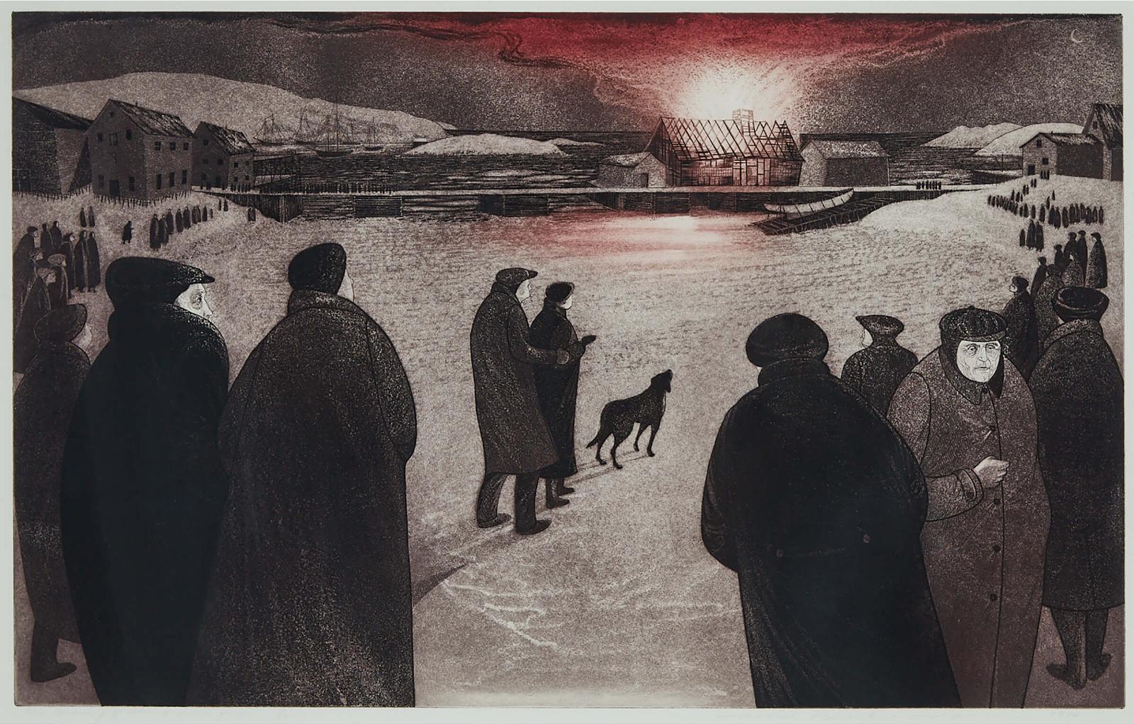 David Lloyd Blackwood (1941-2022) - The Burning Of Wm. Fifield's Forge
