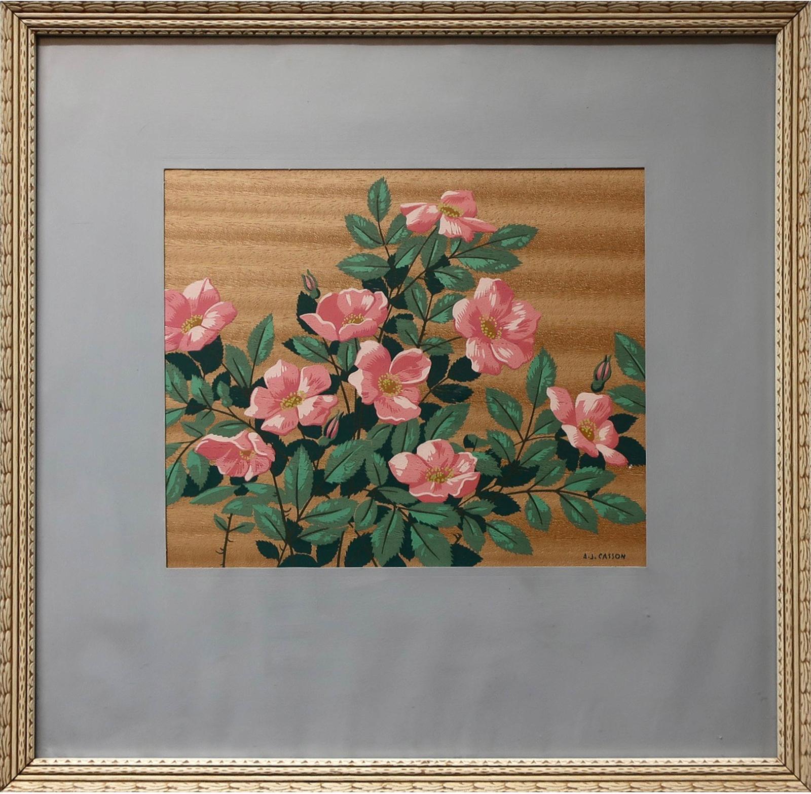 Alfred Joseph (A.J.) Casson (1898-1992) - Early Wild Rose