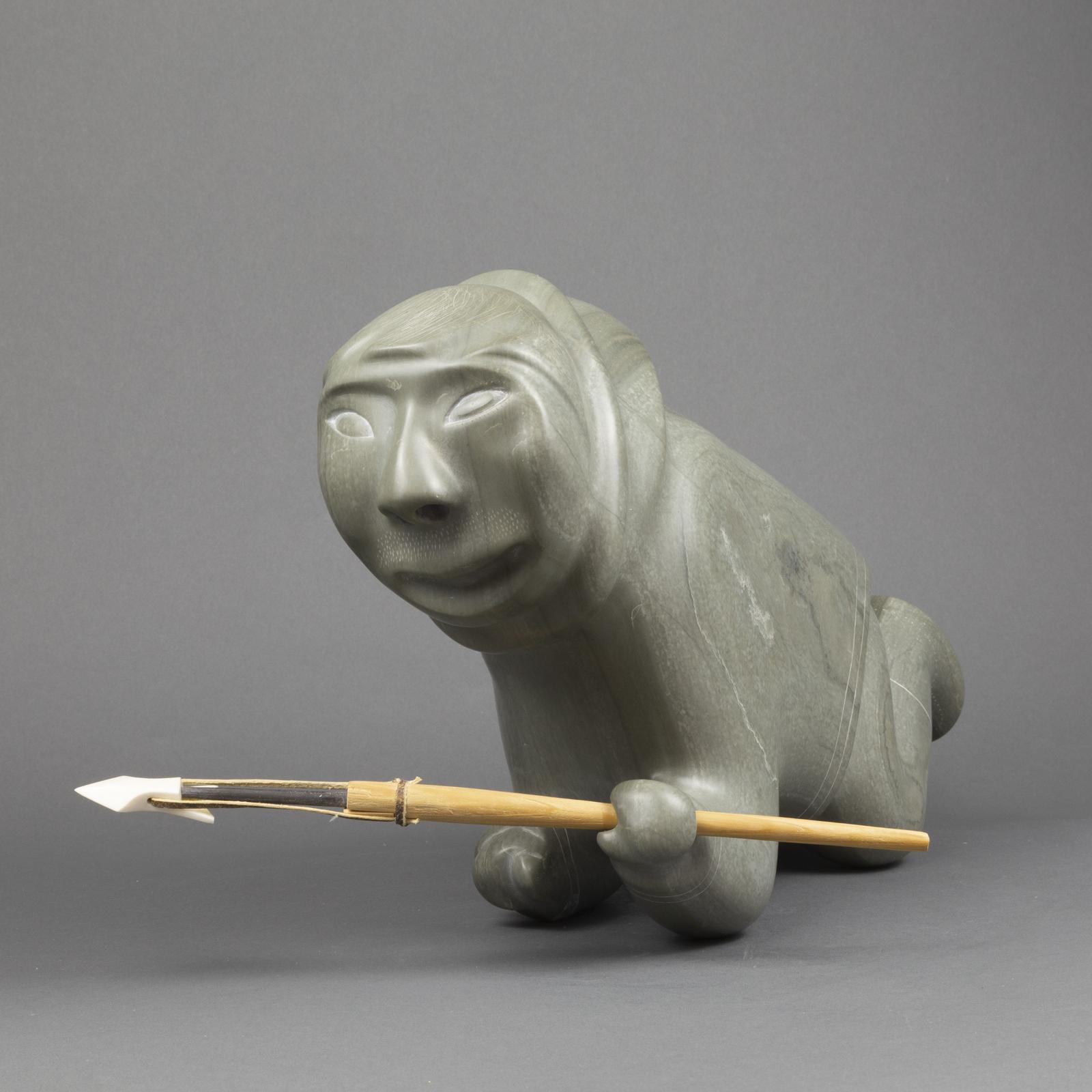 Allie Appaqaq (1915-1986) - Hunter Stalking Prey
