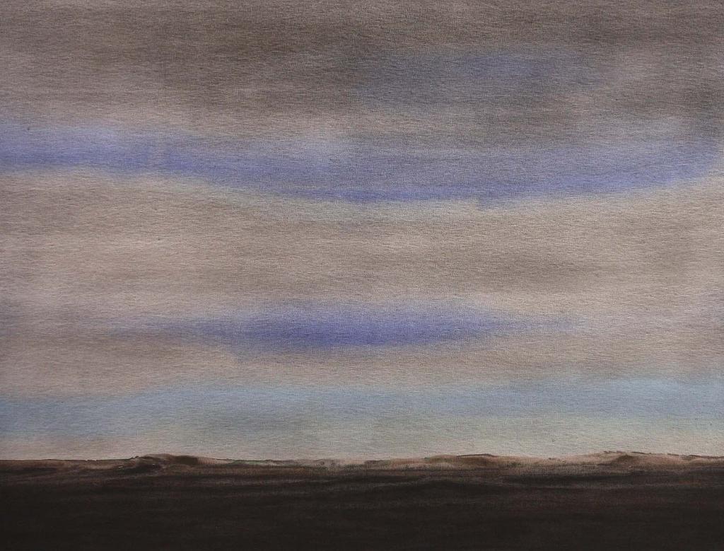 Takao Tanabe (1926) - Alberta Foothills 3/80 A Distant View; 1980