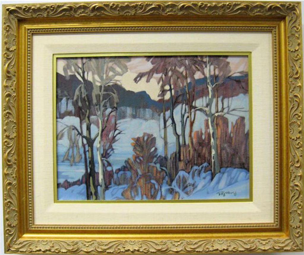 Gaston Rebry (1933-2007) - Neige Blue