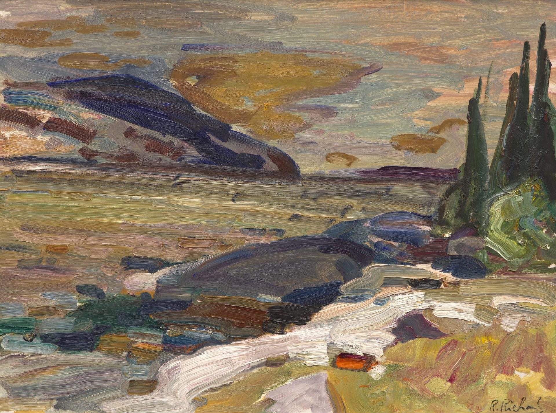 René Jean Richard (1895-1982) - Scène de Baie-Saint-Paul, n. d.