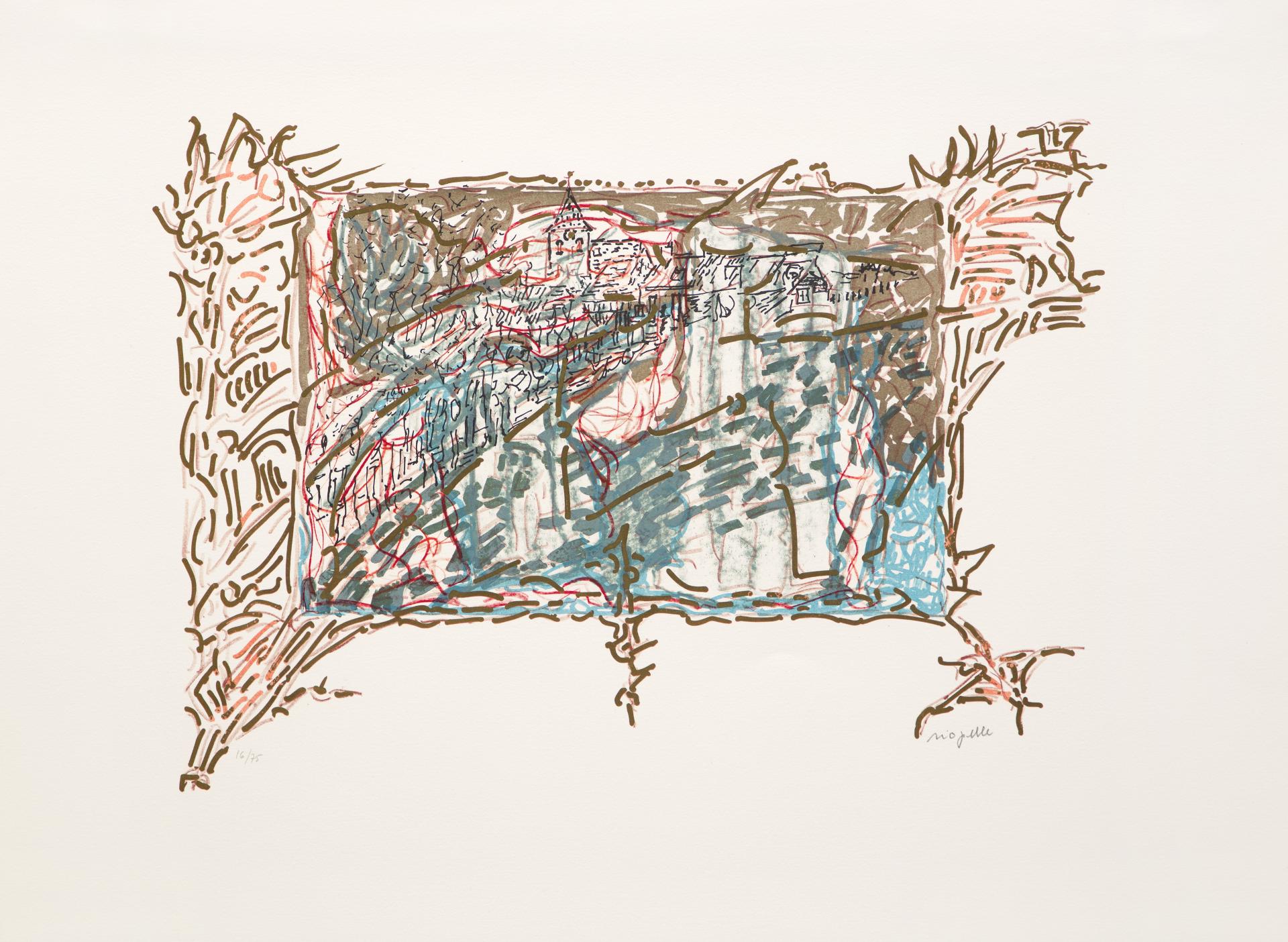 Jean-Paul Riopelle (1923-2002) - Les Saisons de Saint-Cyr-en-Arthies nº 5 (La Tilleuse), 1985