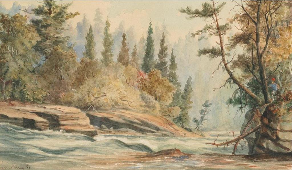 William Armstrong (1822-1914) - On The Kaminiskiquia River