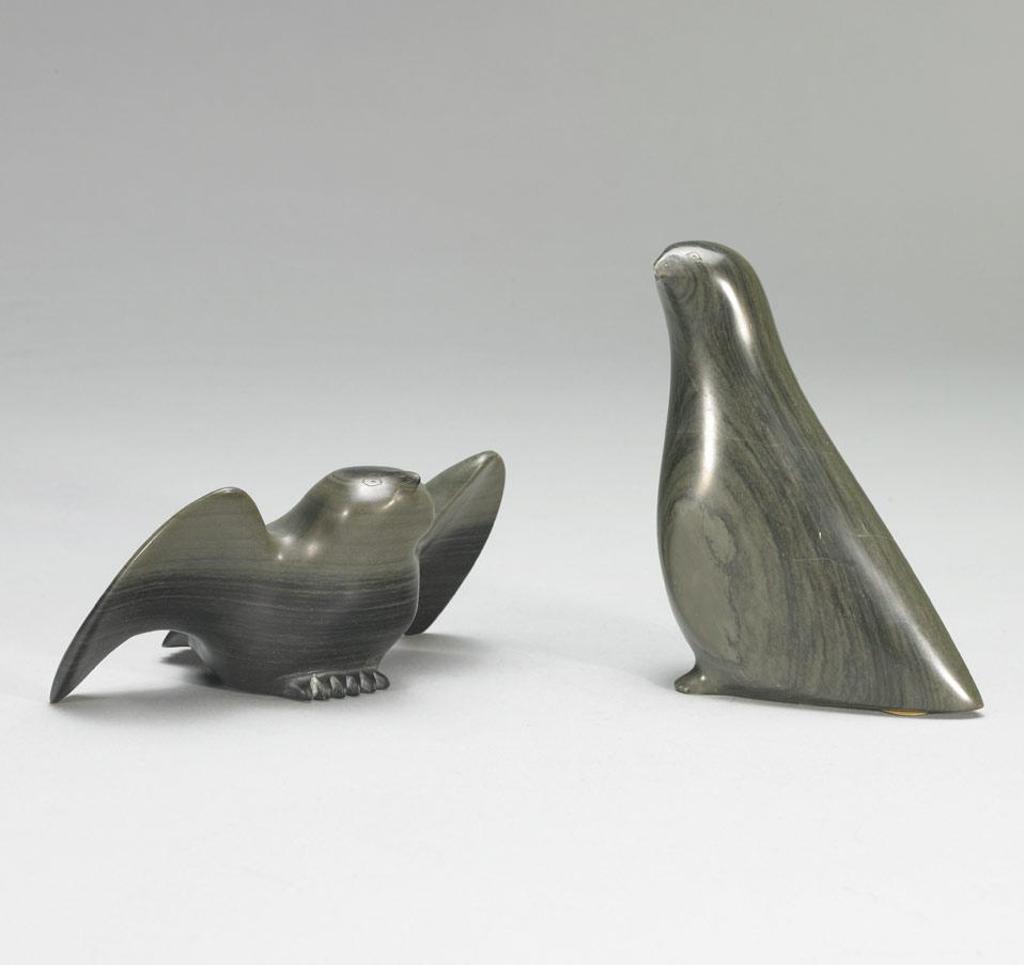 Alec Ippak (1940) - Bird & Bird With Spread Wings