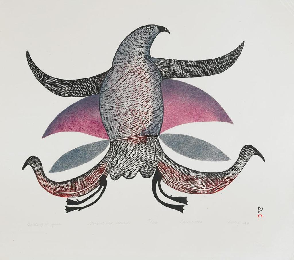 Lucy Qinnuayuak (1915-1982) - Birds Of Kaugiak
