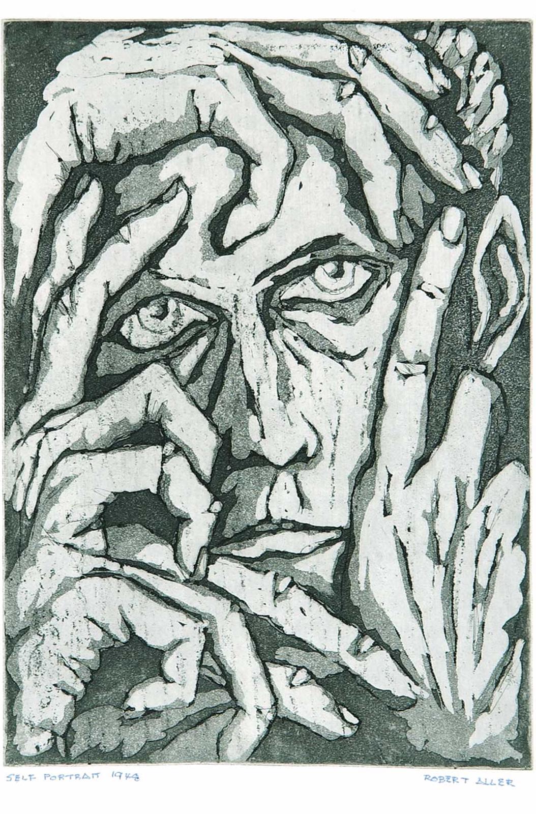 Robert Charles Aller (1922-2008) - Self Portrait