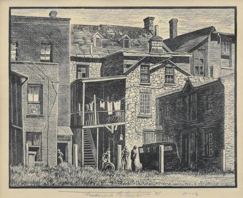 F.B. Taylor - Montreal Backyards