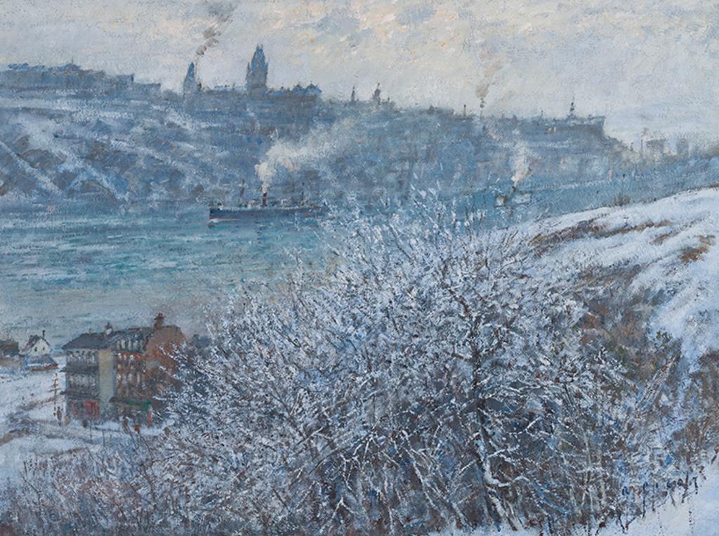 Robert Wakeham Pilot (1898-1967) - Quebec from Pointe Levis, PQ