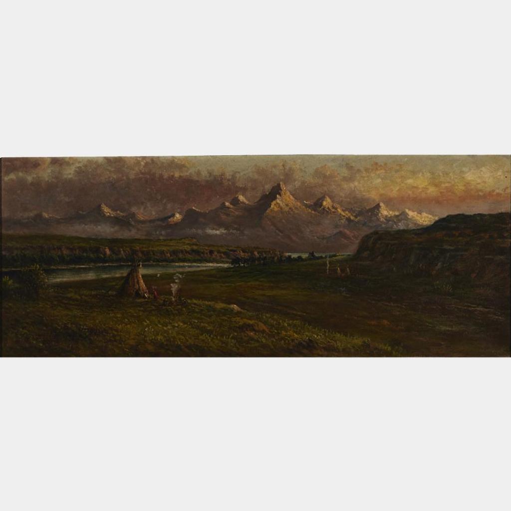 Octavius White (1850-1931) - Indian Encampment