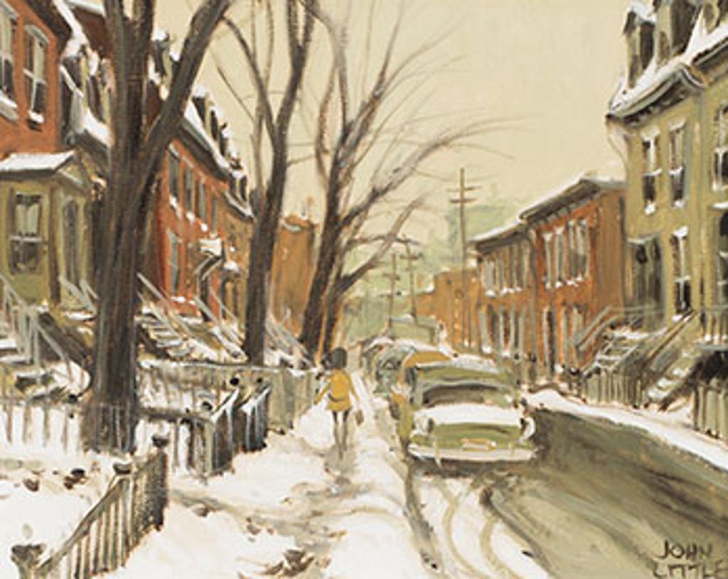 John Geoffrey Caruthers Little (1928-2024) - Rue Lusignan, St. Henri, Montreal
