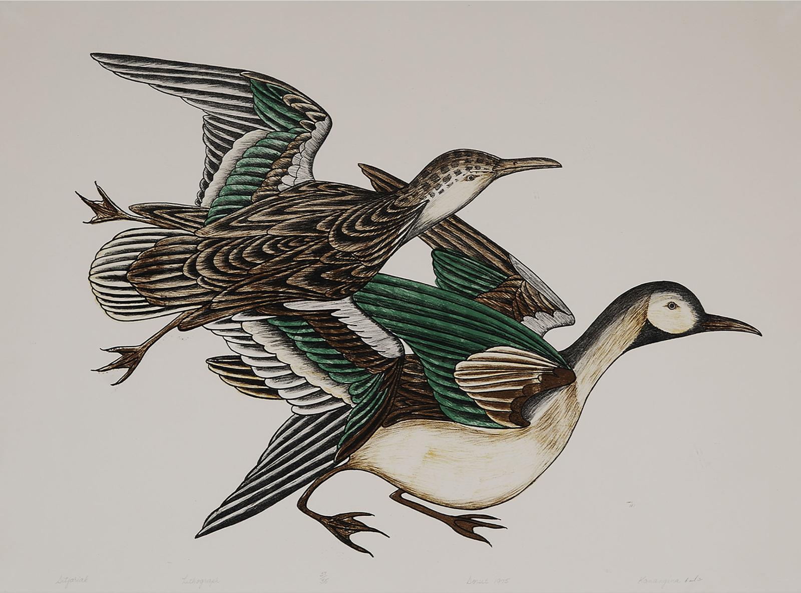 Kananginak Pootoogook (1935-2010) - Sitjariak