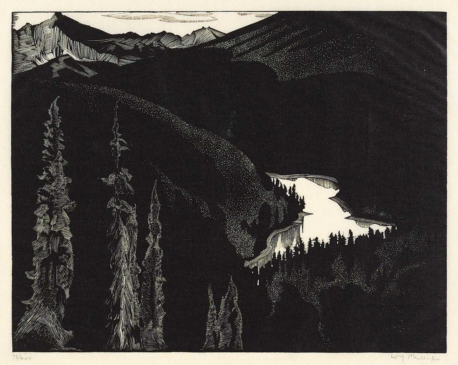 Walter Joseph (W.J.) Phillips (1884-1963) - Vista Lake #73/200