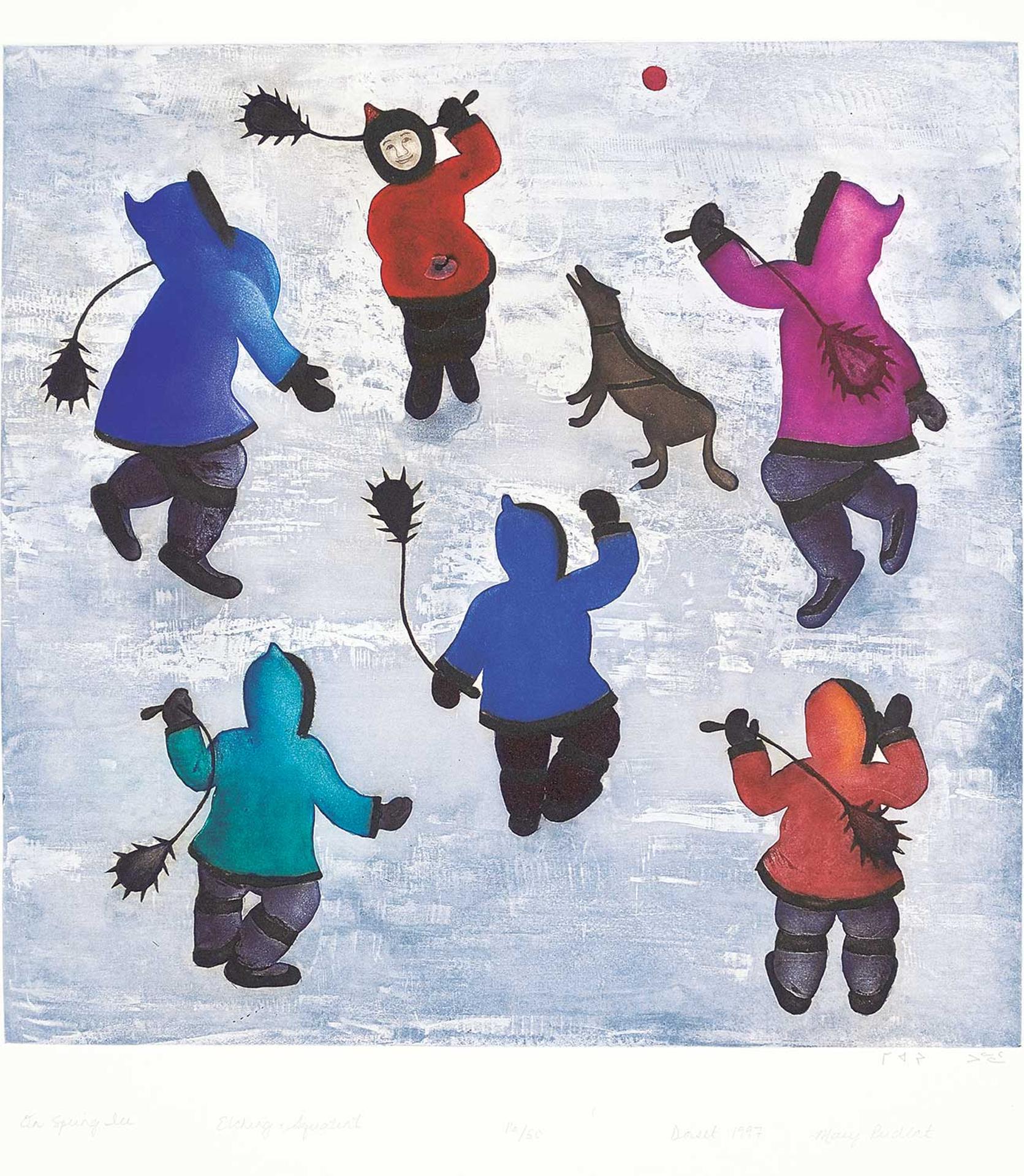 Mary (Samuellie) Pudlat (1923-2002) - On Spring Ice #16/50