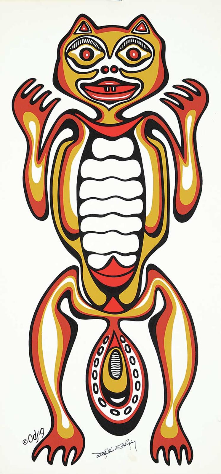 Daphne Odjig (1919-2016) - Untitled - Beaver Spirit