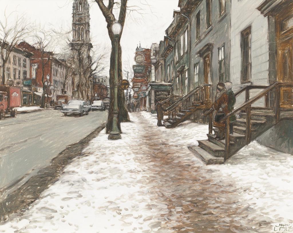 John Geoffrey Caruthers Little (1928-2024) - Rue St. Denis, Vers De Montigny D'autrefois