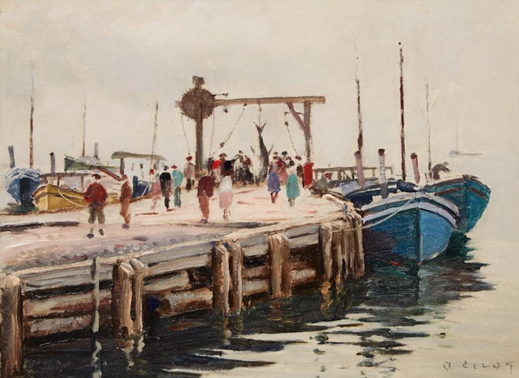 Robert Wakeham Pilot (1898-1967) - The Tuna Wharf, Wedgeport, N.S.
