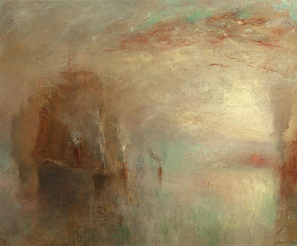 John A. Hammond (1843-1939) - Oil on board, signed; titled on reverse