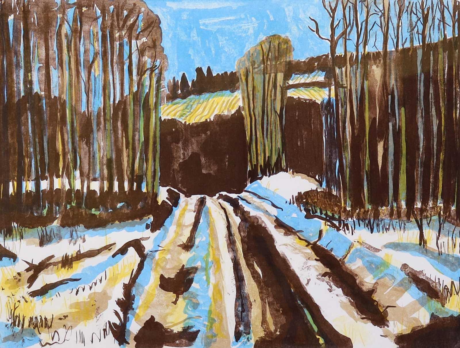 John Harold Thomas Snow (1911-2004) - Side Road; 1974