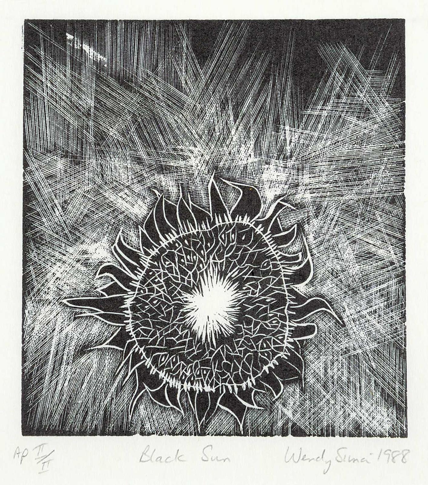 Wendy Simon - Black Sun #AP II/II