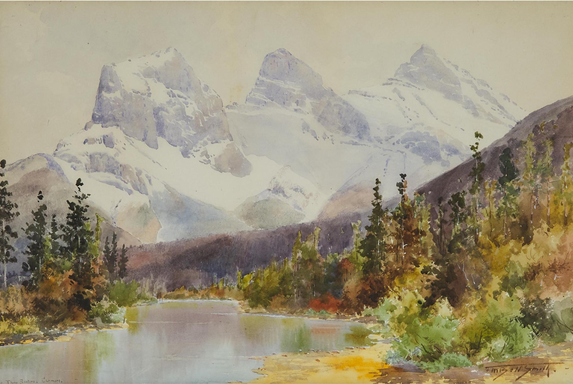 Frederic Martlett Bell-Smith (1846-1923) - The Three Sisters, Canmore