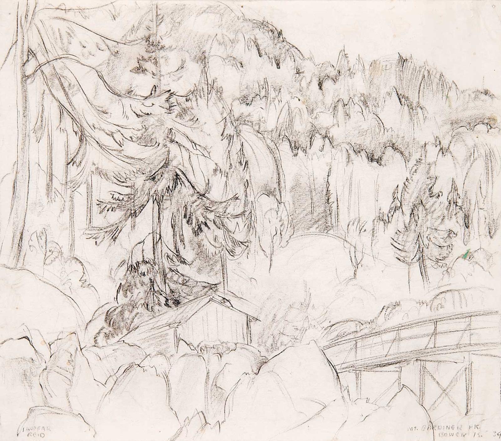 Irene Hoffar Reid (1908-1994) - Mount Gardiner [sic], Bowen Is.